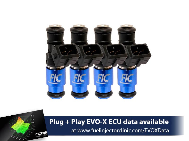 1650cc FIC Mitsubishi Evo X Fuel Injector Clinic Injector Set (High-Z) (is127-1650h)