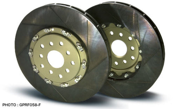Project Mu SCR-GT Rotor 2Piece Front - Mitsubishi Lancer Evolution CP9A/CT9A Alumite