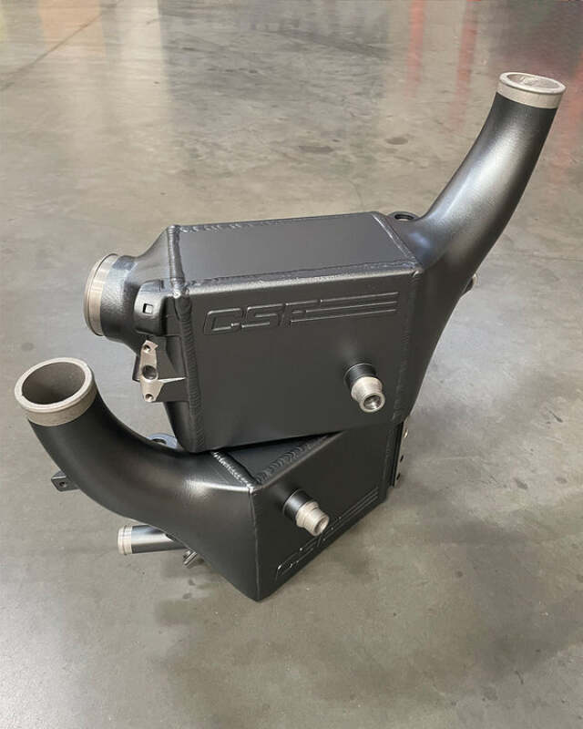 CSF 16-21 BMW M5 (F90) / 17-21 BMW M8 (F91/F92/F93) Twin Charge-Air-Cooler Set - Blue Stone
