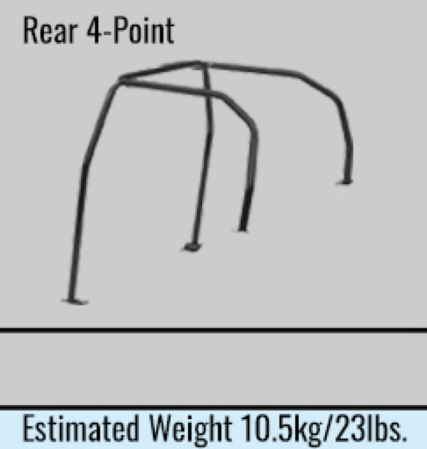 Cusco Chromoly Reg. Capacity 4pt Roll Cage Nissan R33 (S/O/No Cancel) CUSCO BLUE