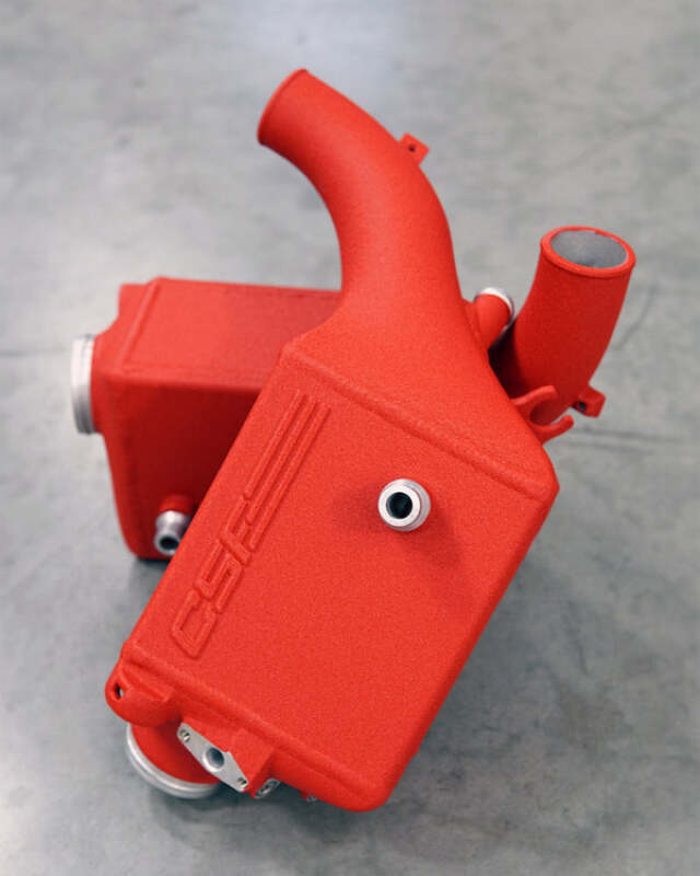 CSF 16-21 BMW M5 (F90) / 17-21 BMW M8 (F91/F92/F93) Twin Charge-Air-Cooler Set - Crinkle Red