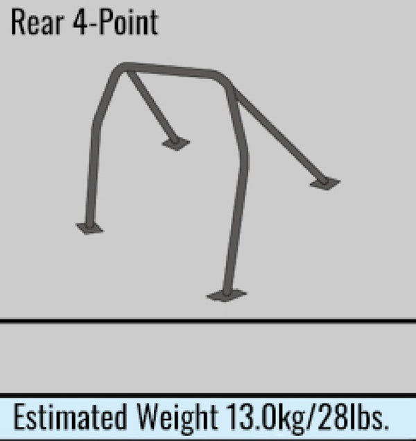 Cusco Safety 21 2-Pssgr 4-PT Roll Cage Nissan Skyline R33 - (S/O-No Cancel)