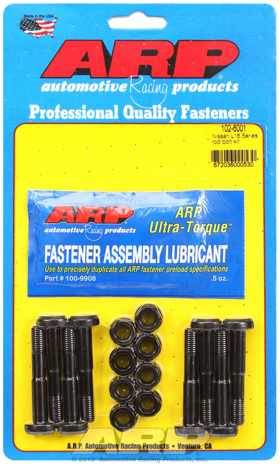 Hi-Perf 8740 Complete Rod Bolt Kit for Nissan/Datsun L16 Series M8