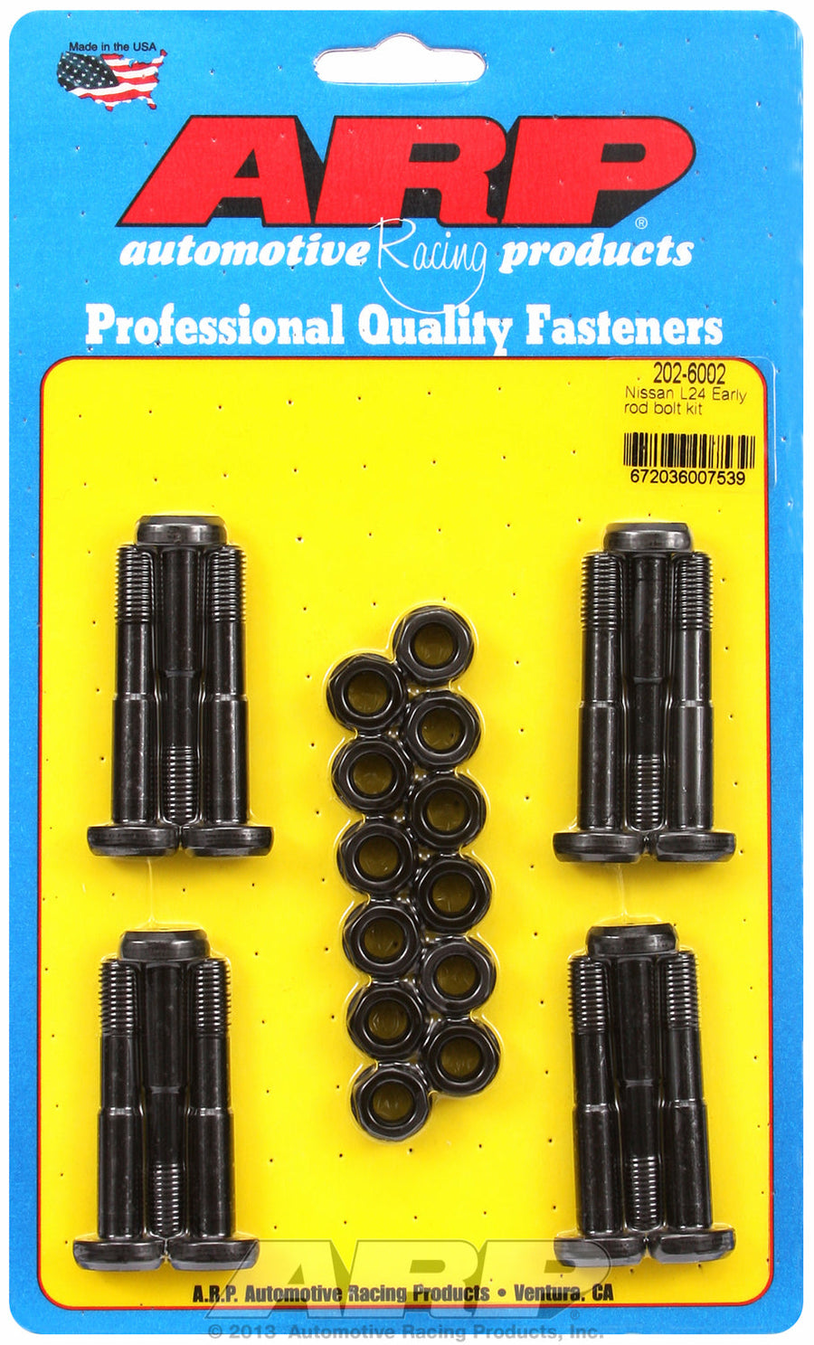 Hi-Perf 8740 Complete Rod Bolt Kit for Nissan/Datsun L24 Series (early) inline 6 M8