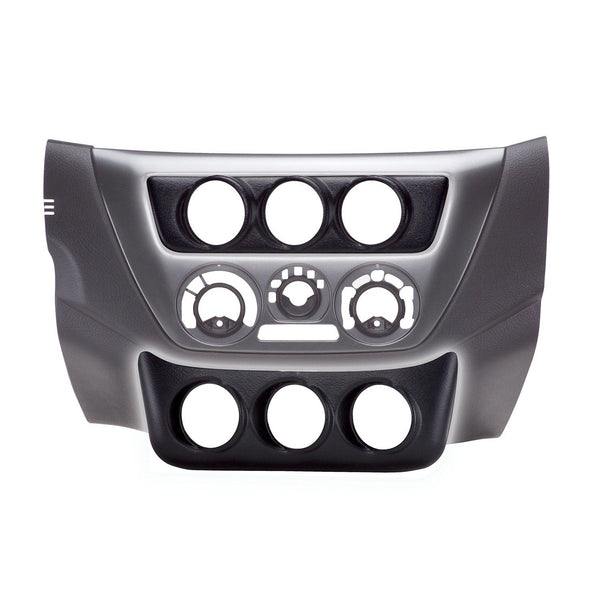 GAUGE MOUNT, DASH CONSOLE LOWER, TRIPLE, 2 1/16in, MITSUBISHI EVO 8 03-07