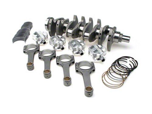 STROKER KIT - Mitsubishi 4G63 7 Bolt Blk, 102mm Crank, I Beam w/ARP2000 (5.906in), Custom Pistons