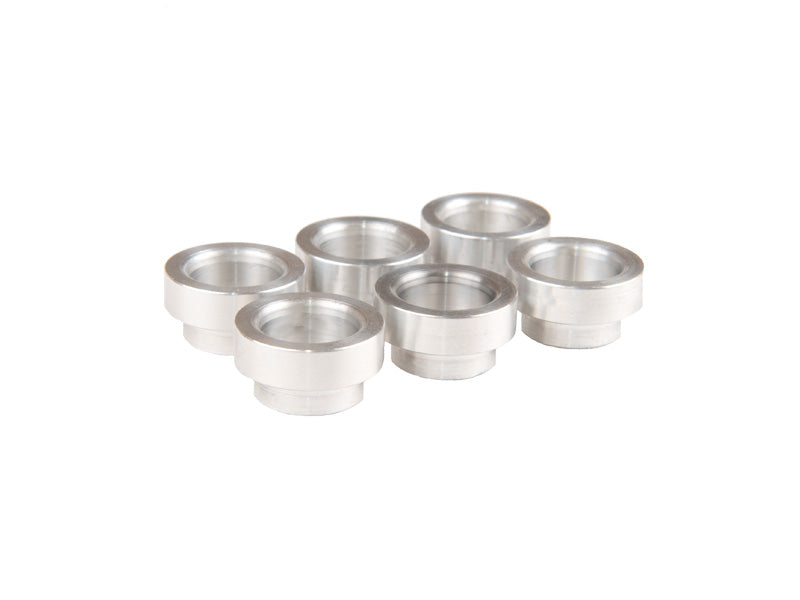 6 x UNANODIZED Toyota Supra manifold bungs (bu-supra-spacer-6u)