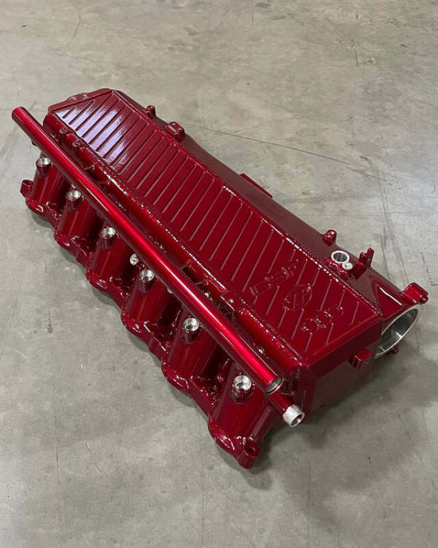 CSF Toyota A90/A91 Supra/ BMW G-Series B58 Charge-Air Cooler Manifold - Illusion Cherry