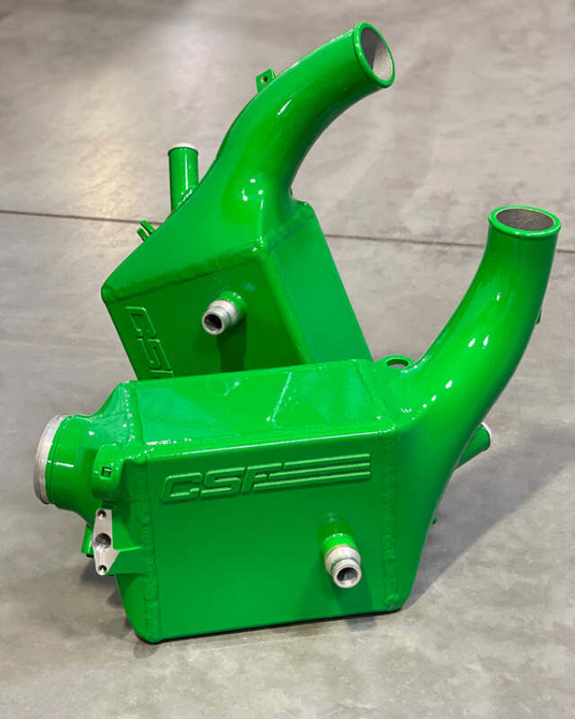 CSF 16-21 BMW M5 (F90) / 17-21 BMW M8 (F91/F92/F93) Twin Charge-Air-Cooler Set - Java Green