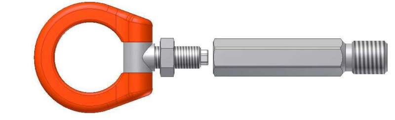 Cusco Tow Hook Swivel Joint Front Mitsubishi Lancer Evo X (not compatible with USDM Vehicles)