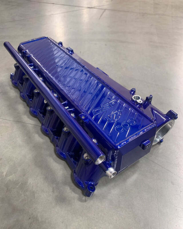 CSF Toyota A90/A91 Supra/ BMW G-Series B58 Charge-Air Cooler Manifold - LP Blue