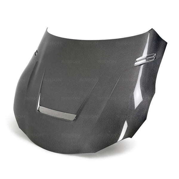 Seibon VS-STYLE DOUBLE-SIDED CARBON FIBER HOOD FOR 2020-2021 TOYOTA GR SUPRA