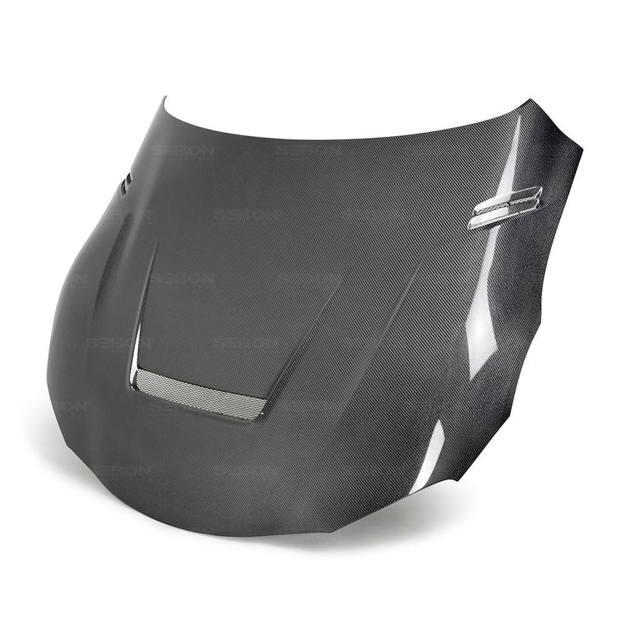 Seibon VS-STYLE DOUBLE-SIDED CARBON FIBER HOOD FOR 2020-2021 TOYOTA GR SUPRA