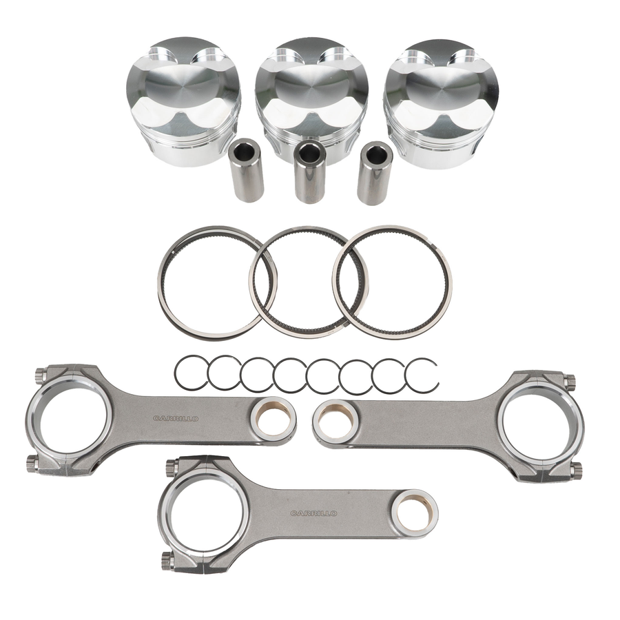 CP Pistons G16E-GTS 2020+ GR YARIS / COROLLA +4MM FORGED PISTONS & ROD COMBO - 10.5:1 COMP