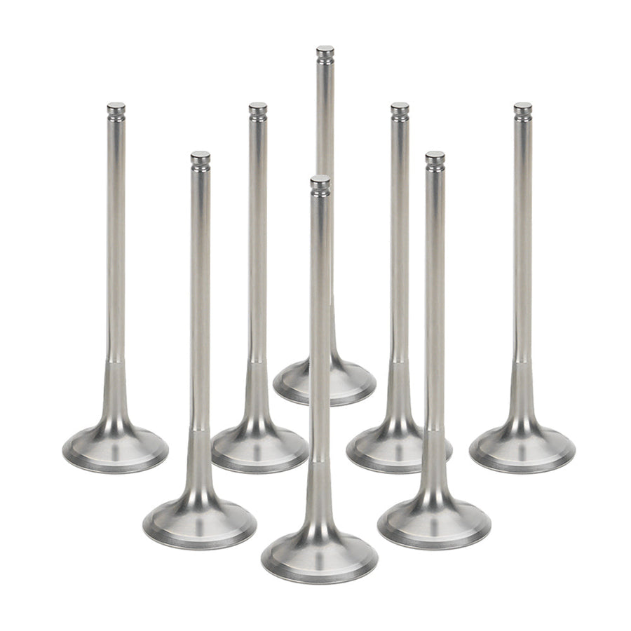 Set of 8 Titanium Intake Valves for a Mitsubishi / 4G63 - Oversize +1.5mm | Supertech Performance Engine Valves