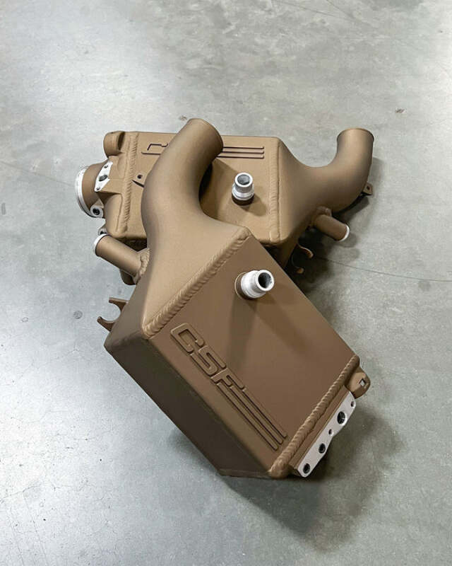 CSF 16-21 BMW M5 (F90) / 17-21 BMW M8 (F91/F92/F93) Twin Charge-Air-Cooler Set - Techna Bronze