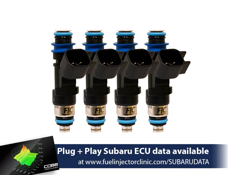 775cc FIC Top-Feed Converted Subaru STi ('04-'06) Legacy GT ('05-'06) Fuel Injector Clinic Injector Set (High-Z) (is176-0775h)