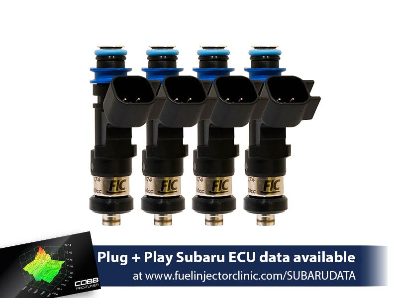 775cc Subaru WRX('02-'14)/STi ('07+) Fuel Injector Clinic Injector Set (High-Z) (is175-0775h)