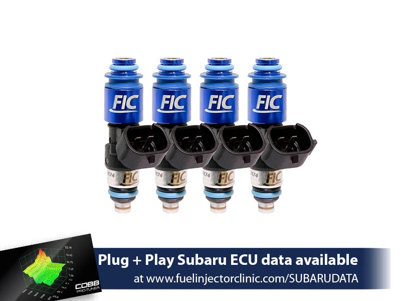2150cc FIC Top-Feed Converted Subaru Sti ('04-'06) Legacy GT ('05-'06) Fuel Injector Clinic Injector Set (High-Z) (is176-2150h)