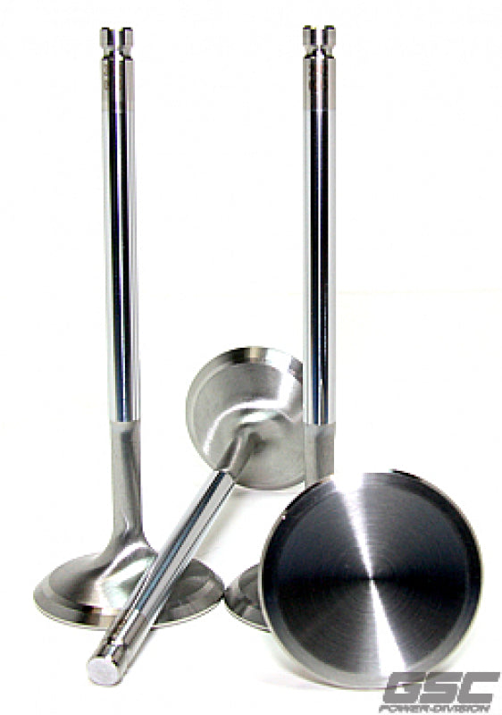 GSC P-D 2022+ Subaru FA24F 29mm Head STD 96.5mm Long Alloy Chrome Polished Exhaust Valve - Set of 8