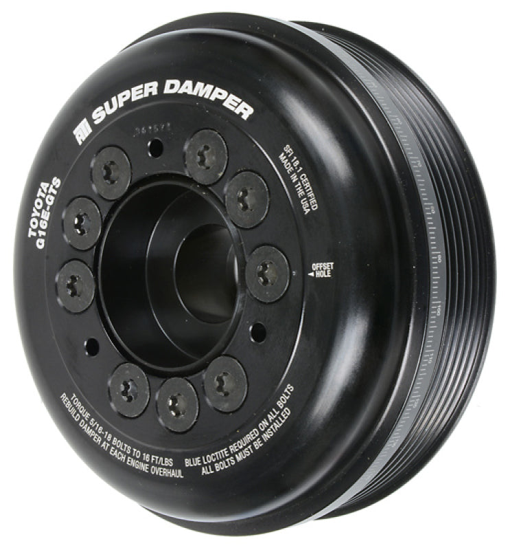 ATI Damper - 5.885in - Aluminum - Toyota G16E-GTS - 3-Ring