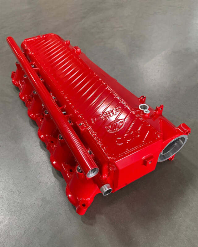 CSF Toyota A90/A91 Supra/ BMW G-Series B58 Charge-Air Cooler Manifold - Fire Engine Red