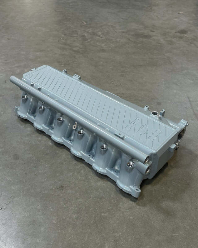 CSF Toyota A90/A91 Supra/ BMW G-Series B58 Charge-Air Cooler Manifold - Brooklyn Grey