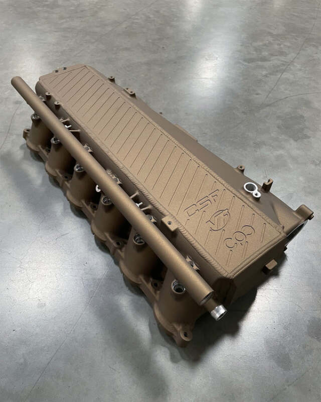 CSF Toyota A90/A91 Supra/ BMW G-Series B58 Charge-Air Cooler Manifold - Techna Bronze