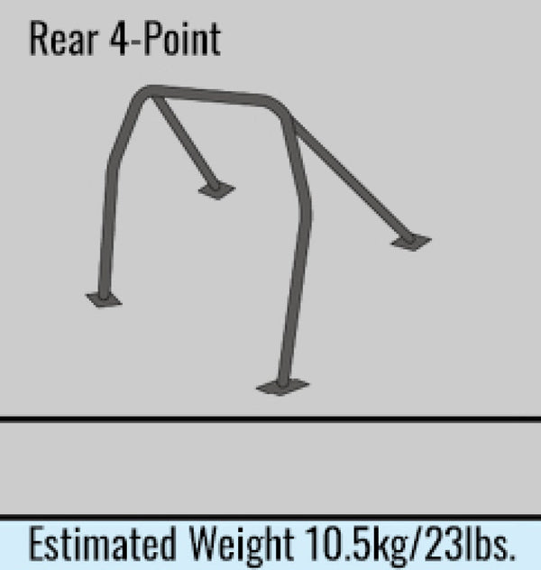 Cusco D1 Chromoly 4-PT Roll Cage Nissan BCNR33 (S/O/No Cancel) CUSCO BLUE