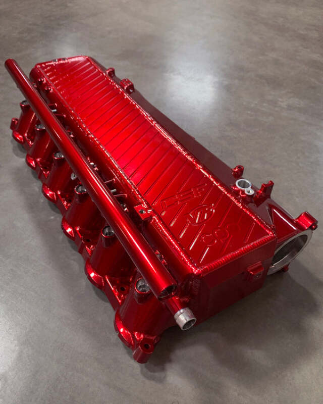 CSF Toyota A90/A91 Supra/ BMW G-Series B58 Charge-Air Cooler Manifold - Candy Apple Red