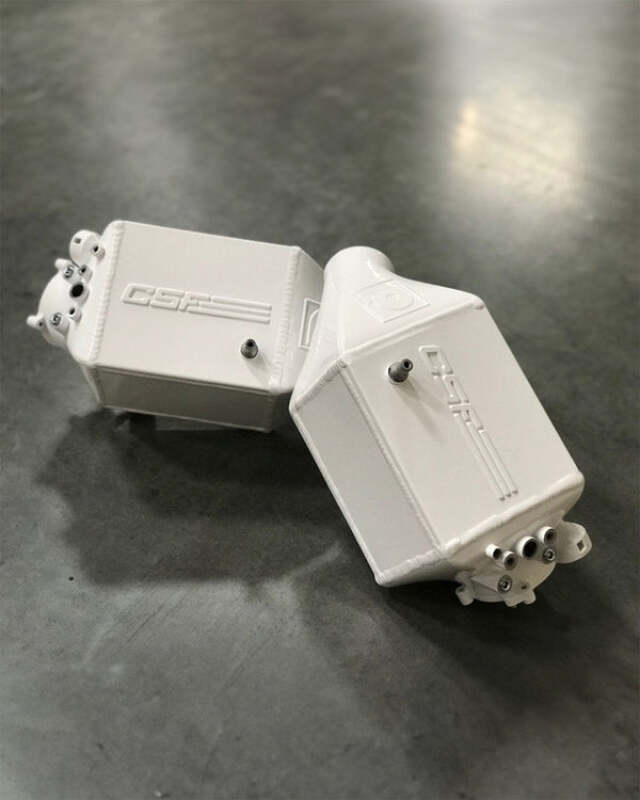 CSF 12-16 BMW M5 (F10) / 12-18 BMW M6 (F06/F12/F13) Twin Charge-Air-Cooler Set - Alpine White