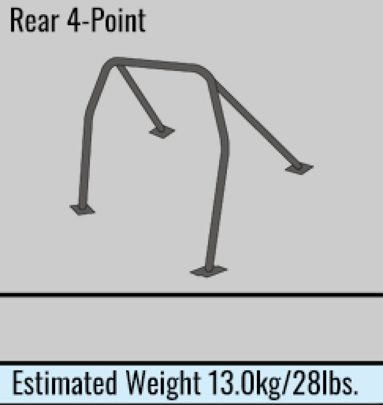Cusco Safety 21 2-Pssgr 4-PT Roll Cage Nissan Skyline R33 - (S/O-No Cancel)