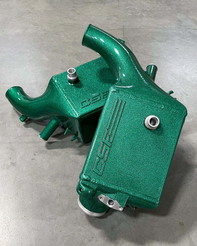 CSF 16-21 BMW M5 (F90) / 17-21 BMW M8 (F91/F92/F93) Twin Charge-Air-Cooler Set - Isle of Man Green