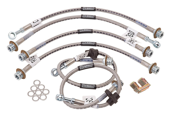 Russell BRAKE HOSE KIT DOT 2008 TOYOTA LANDCRUISER 200 SERIES