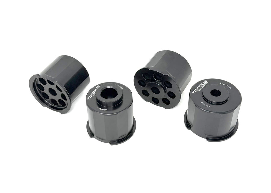 Torque Solution V2 Billet Rear Subframe Bushing Kit: Toyota GR Supra MKV A90 A91