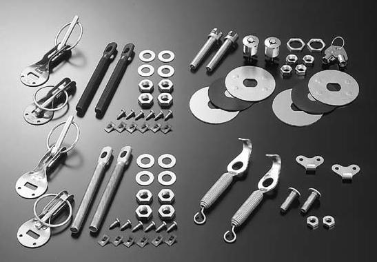 Cusco Body Pins For Hood Aluminum-Black, Universal