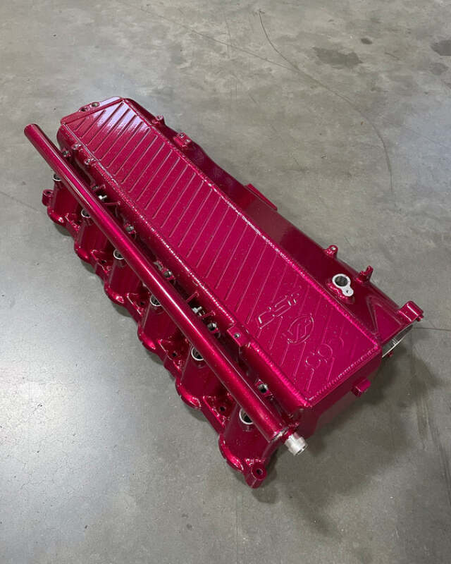 CSF BMW Gen 1 B58 Charge-Air-Cooler Manifold - Raspberry Sparkle