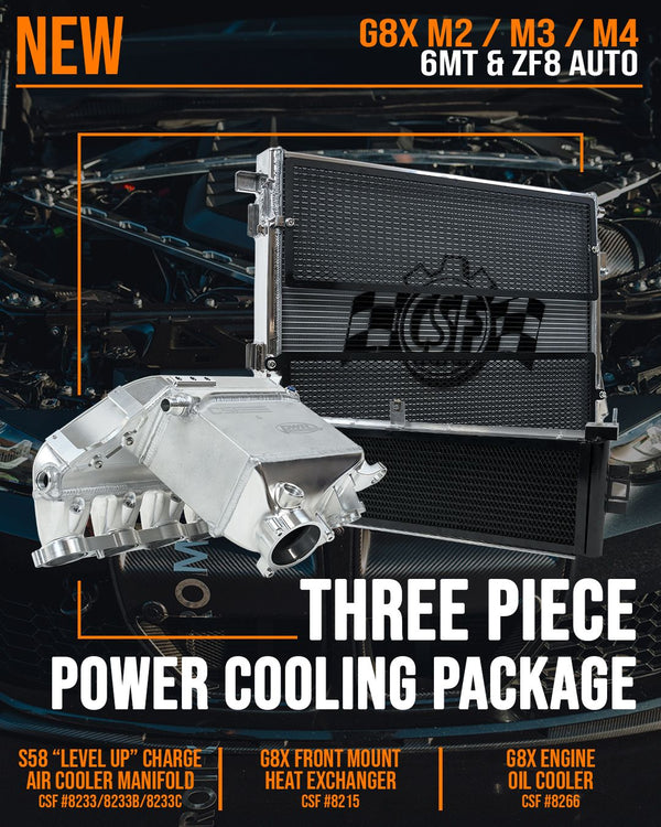 CSF G8X M2 / M3 / M4 3 Piece Power Cooling Package