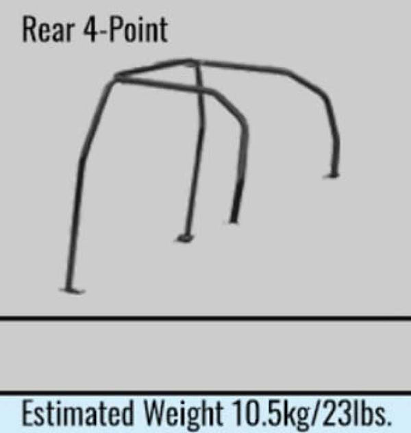 Cusco Chromoly Roll Cage 4 Pt Rear Toyota Corolla GTS (AE86) 2/3 Dr *NON-SUNROOF* (S/O / No Cancel)