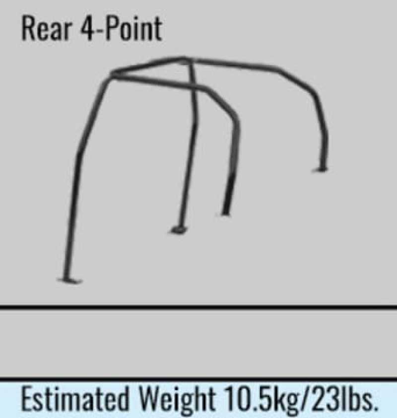 Cusco Chromoly Roll Cage 4 Pt Rear Toyota Corolla GTS (AE86) 2/3 Dr *NON-SUNROOF* (S/O / No Cancel)