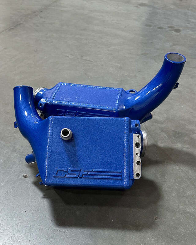 CSF 16-21 BMW M5 (F90) / 17-21 BMW M8 (F91/F92/F93) Twin Charge-Air-Cooler Set - Marina Bay Blue