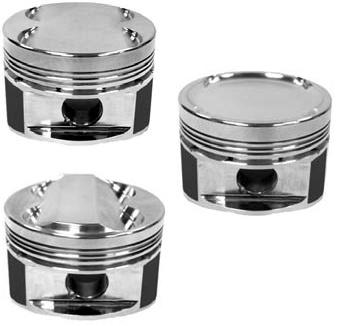Manley Mitsubishi 4G63 2.0L -2.5cc 86.5mm Bore 1.375in CH Platinum Series Flat Top Piston - Set of 4